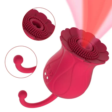 Rose Suction Pleasure Vibrator