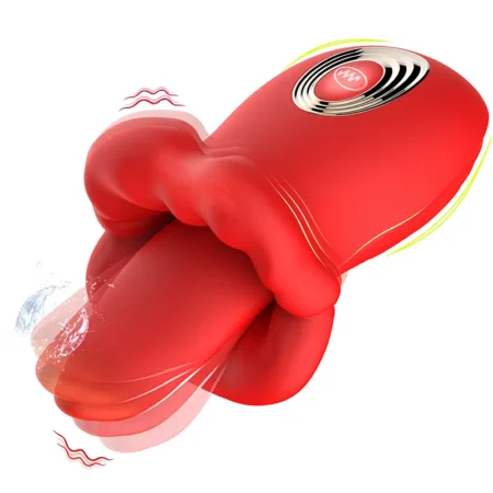 Red Lip Tongue Vibrator