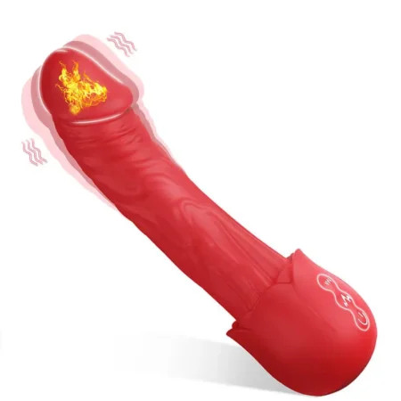Heated Rose Realistic Dildo