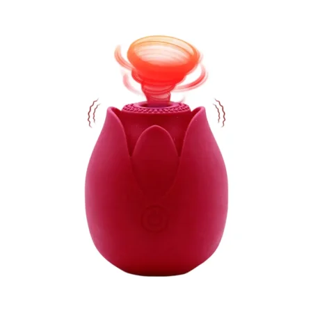 Rose Egg Suction Vibrator