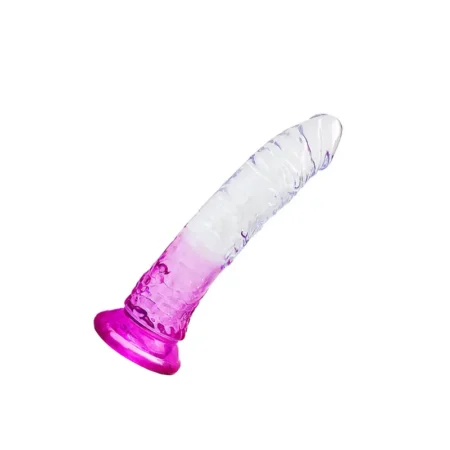 Crystal Purple Pleasure Dildo