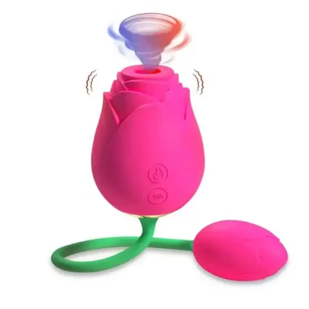 Dual Rose Suction Vibrator