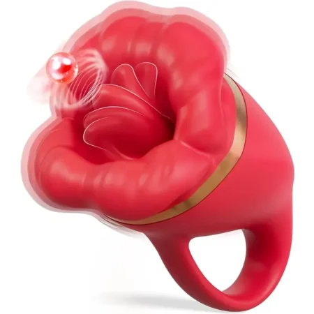 Petal Kiss Rose Tongue Vibrator